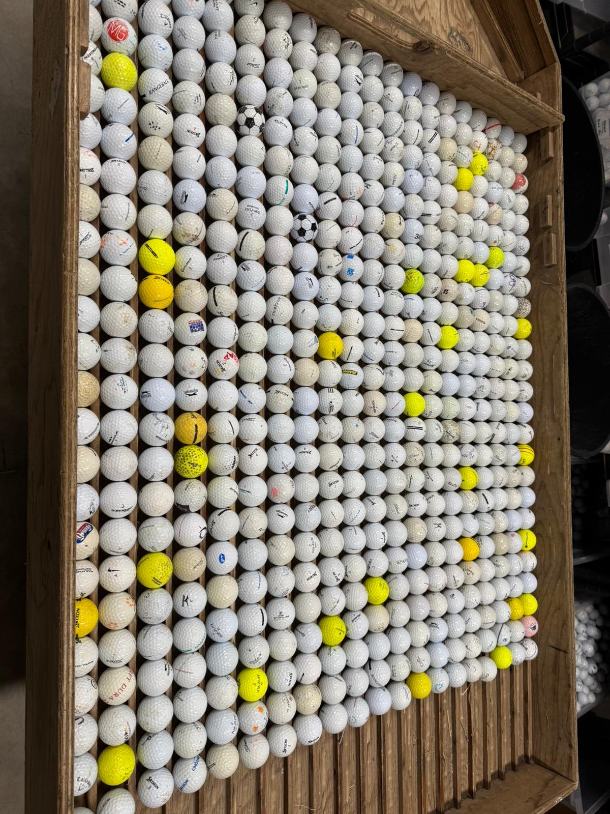 Recycled Range balls mix