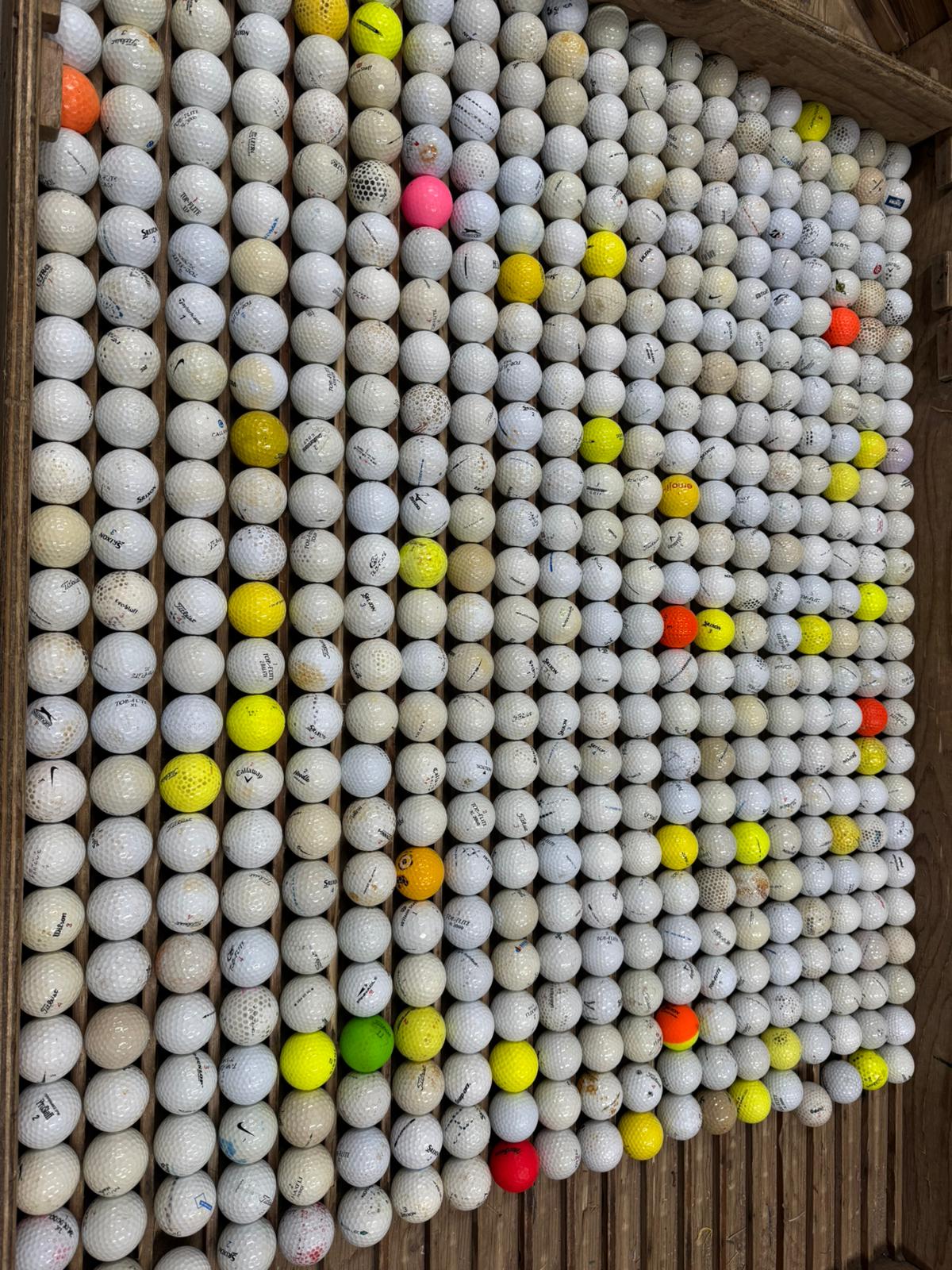 Recycled Range balls mix