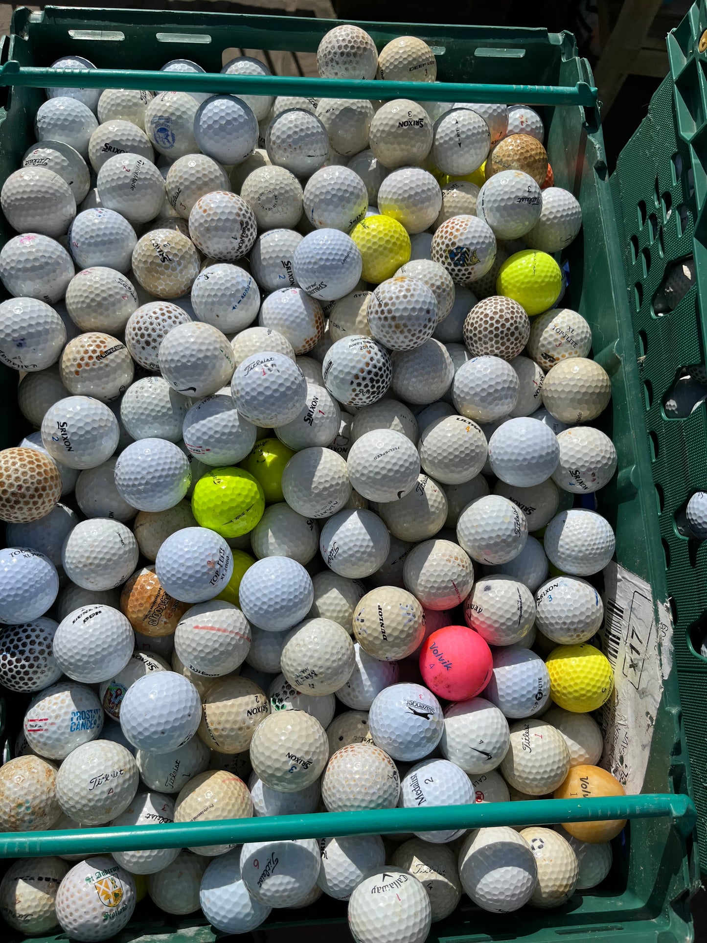Recycled Range balls mix