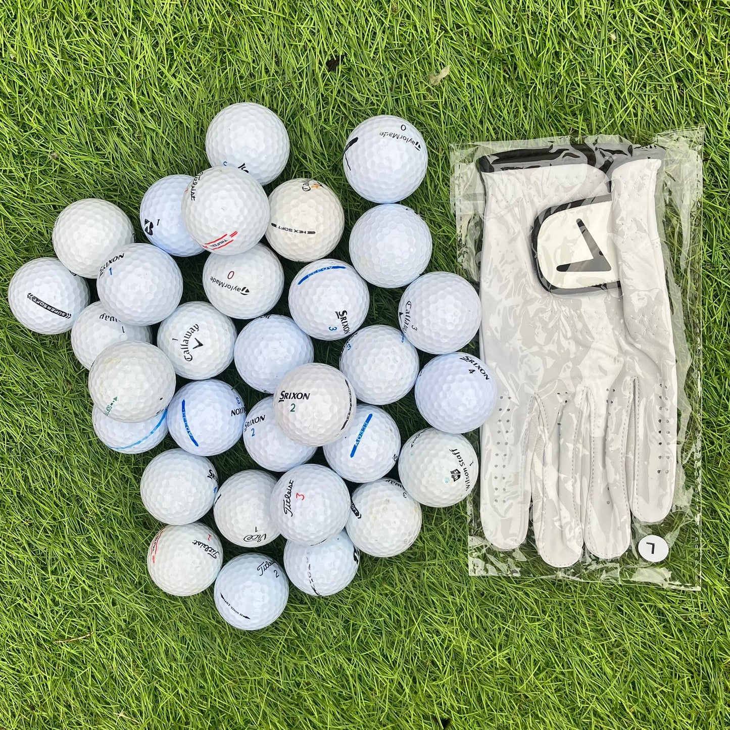 Special offer bundle 30 balls with free leather glove (Grade A balls)