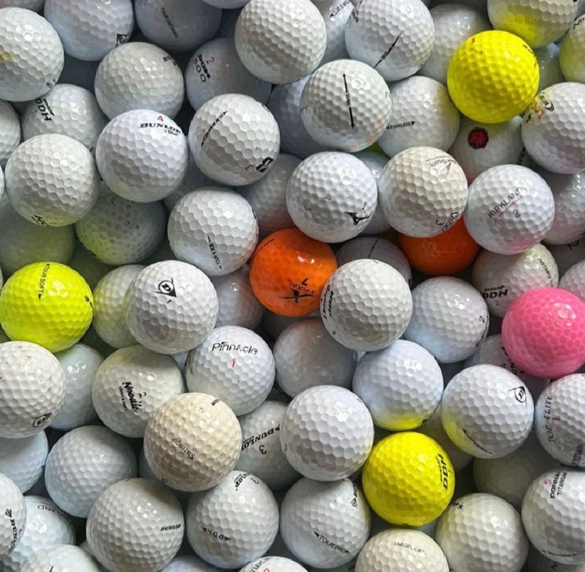 Golf Starter Pack | 40 Recycled Balls | 20 Tees | 3 Gloves | Great Value