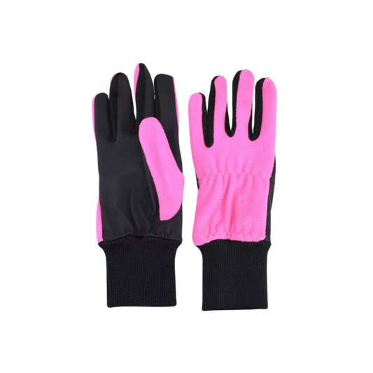 Ladies WINTER Polar Fleece Golf Glove Pink Pair