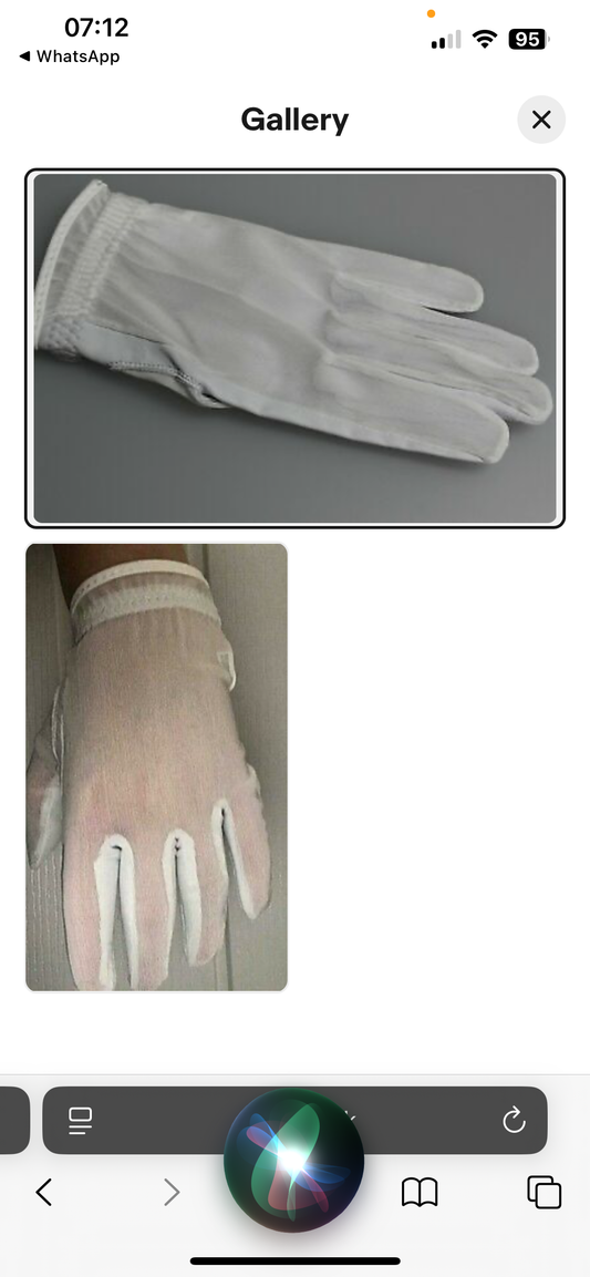 Brand new ladies tan through gloves