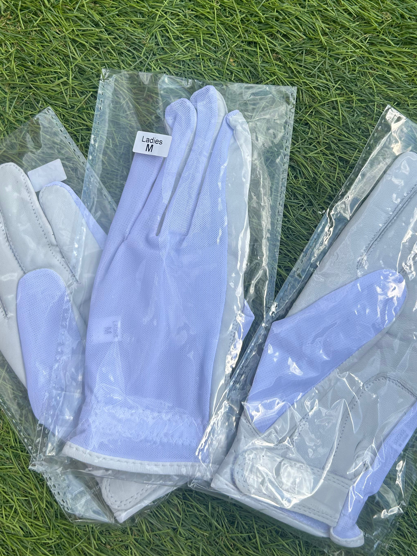 Brand new ladies tan through gloves