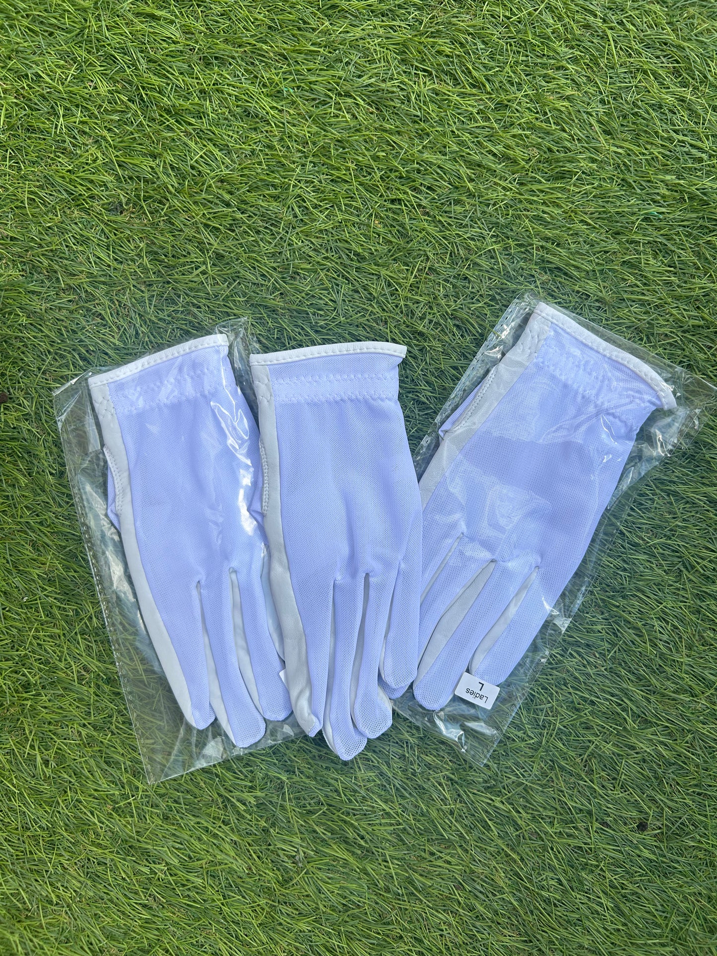 Brand new ladies tan through gloves